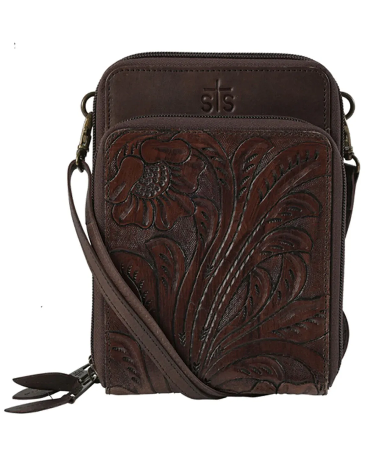 Product Name:  STS Ranchwear By Carroll Women's Brown Westward Jessie Crossbody