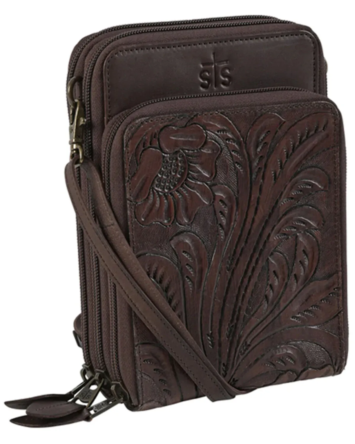 Product Name:  STS Ranchwear By Carroll Women's Brown Westward Jessie Crossbody