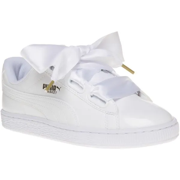 Puma Basket Heart Patent Trainers