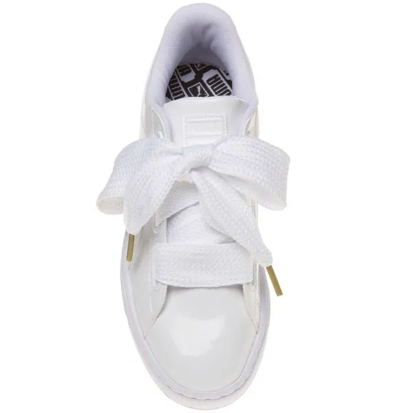 Puma Basket Heart Patent Trainers