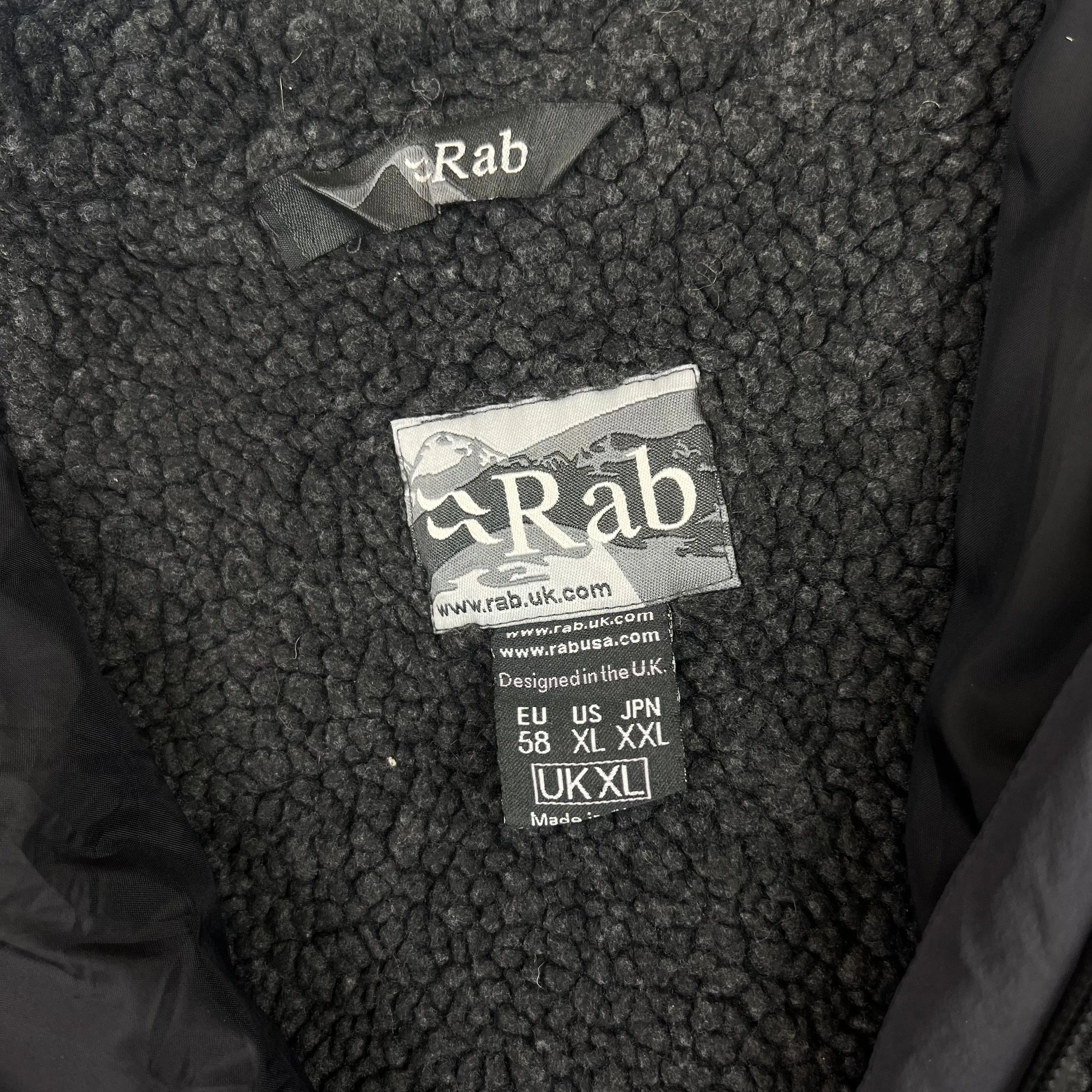 Rab Double Pile Jacket Black