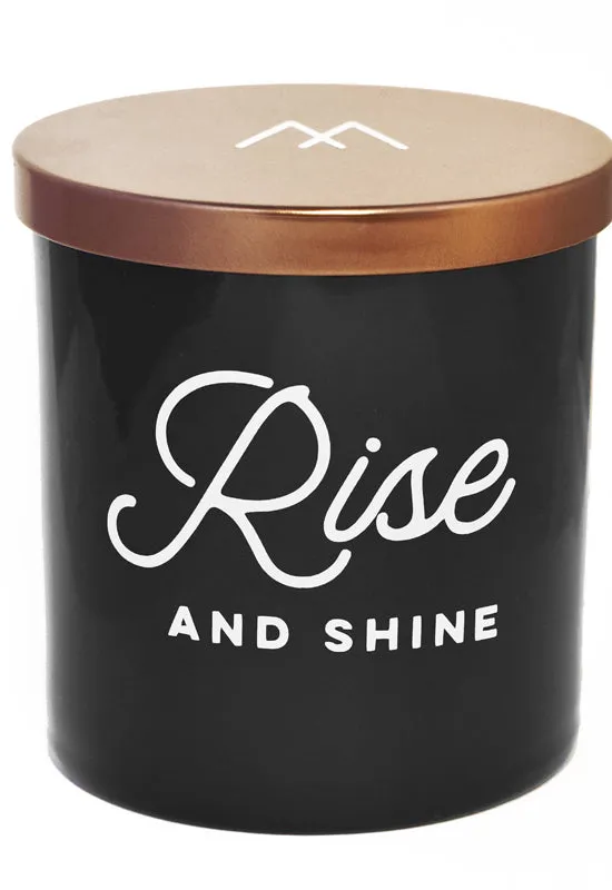 Rise and Shine Soy Candle by Monterra Candles - Black Copper