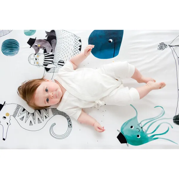 Rookie Humans Underwater Love Standard Crib Sheet