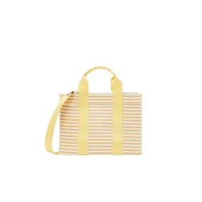 Rue de Verneuil   Tote Marinere Beige Logostrap Yellow M