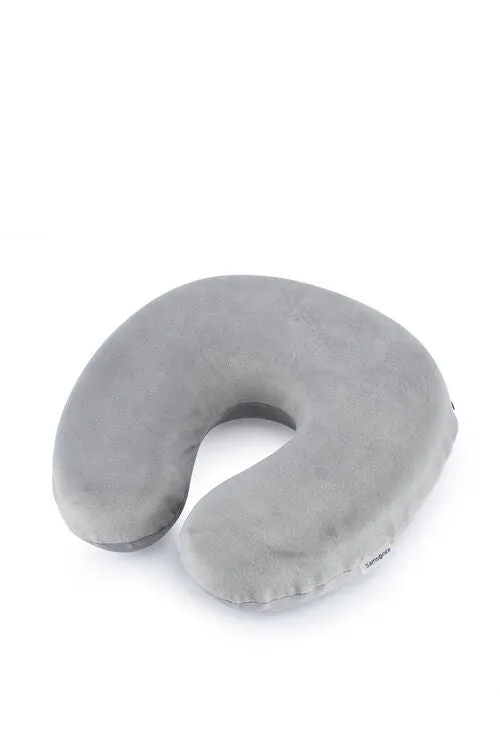 Samsonite Memory Foam Pillow Soft Light Grey