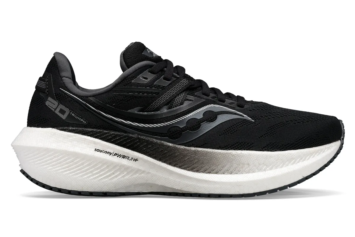 Saucony Triumph 20 B Black/White Womens