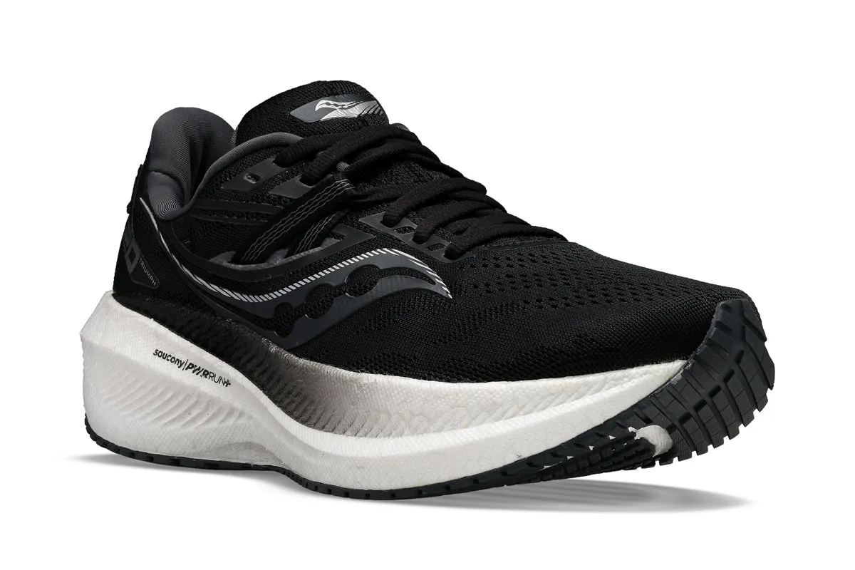 Saucony Triumph 20 B Black/White Womens