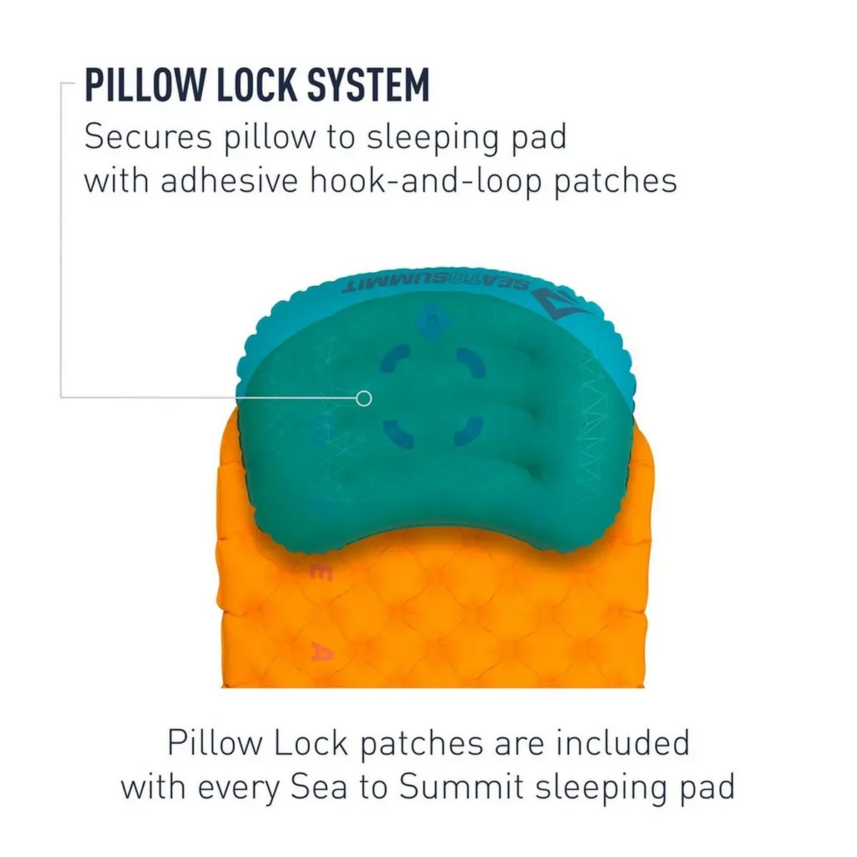 Sea to Summit Aeros Ultralight Pillow - Regular / Aqua Blue