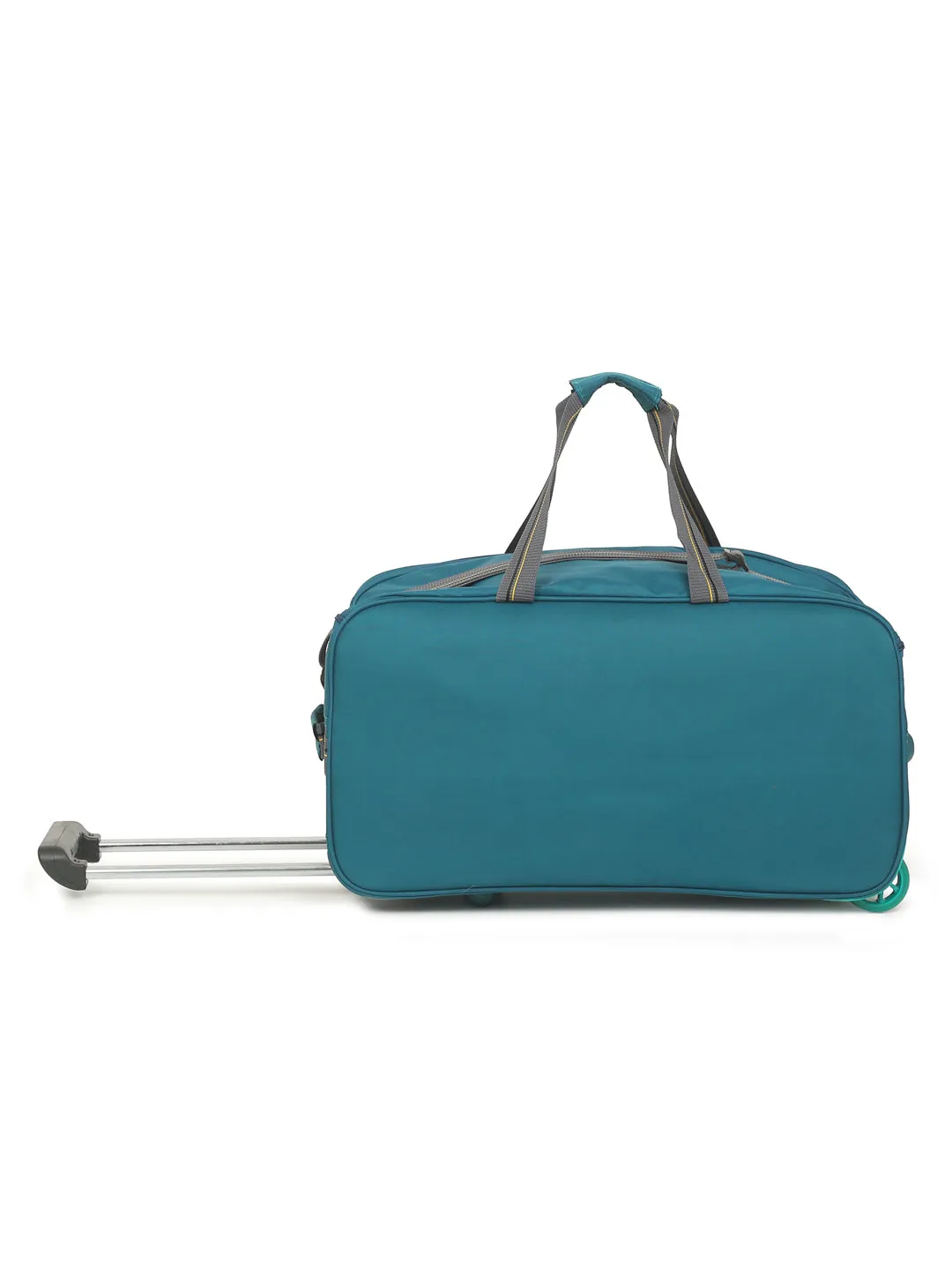 Set of Teakwood Rolling Duffel Travel Bag (Teal)