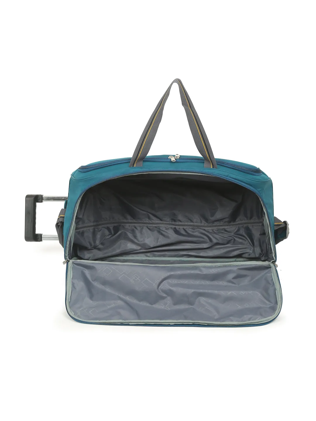 Set of Teakwood Rolling Duffel Travel Bag (Teal)