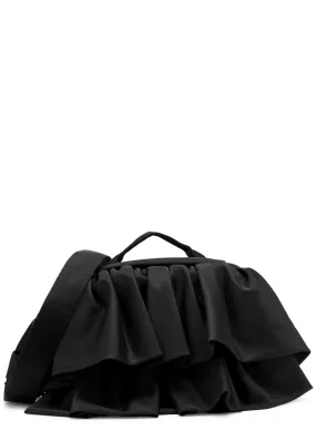 SIMONE ROCHA Ruffled satin shoulder bag  -                         -                     -                