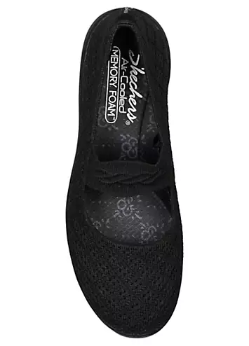 Skechers Black Knit Arya That’s Sweet Trainers | Kaleidoscope