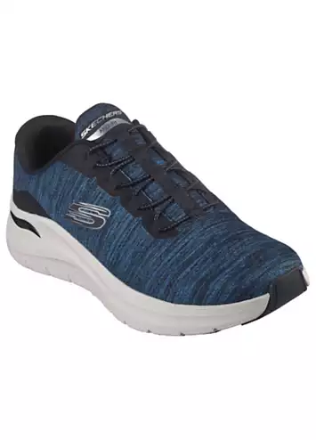 Skechers Mens Teal Mesh/Black Trim Arch Fit 2.0 Trainers