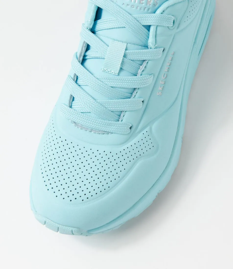 SKECHERS Uno Stand On Air Light Blue Sneakers