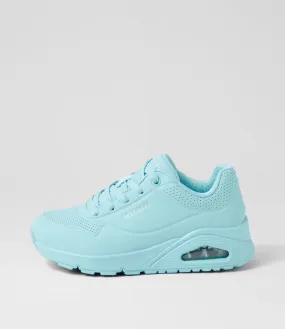 SKECHERS Uno Stand On Air Light Blue Sneakers