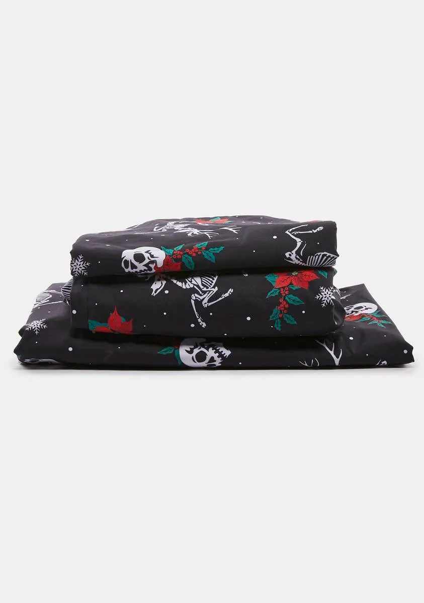 Skeletal Sleigh Sheet Set-