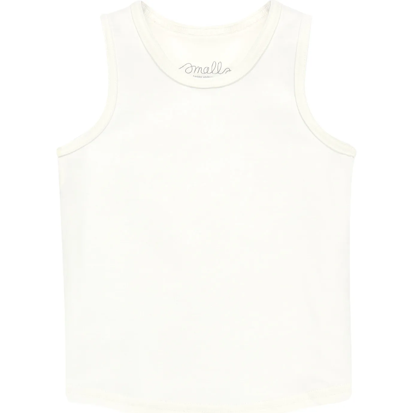 Smalls Merino Ultrafine Merino Wool Vest Top, Ivory