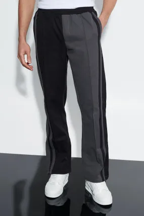 Split Leg Contrast Tailored Trousers