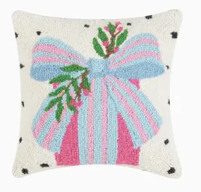 Spotted Holiday Present Hook Pillow