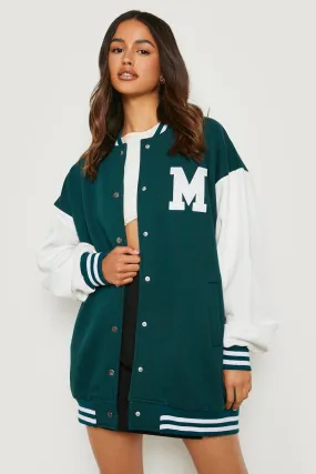 Tall Colorblock Varsity Bomber Jacket