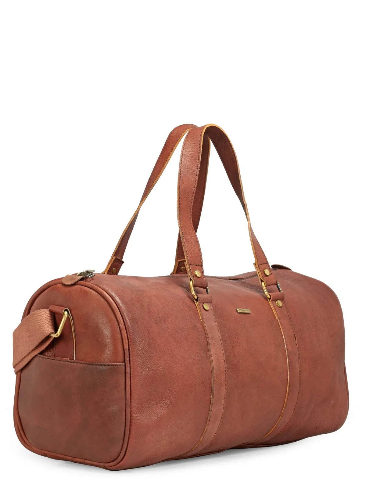 Teakwood Genuine Leather Travel Bag