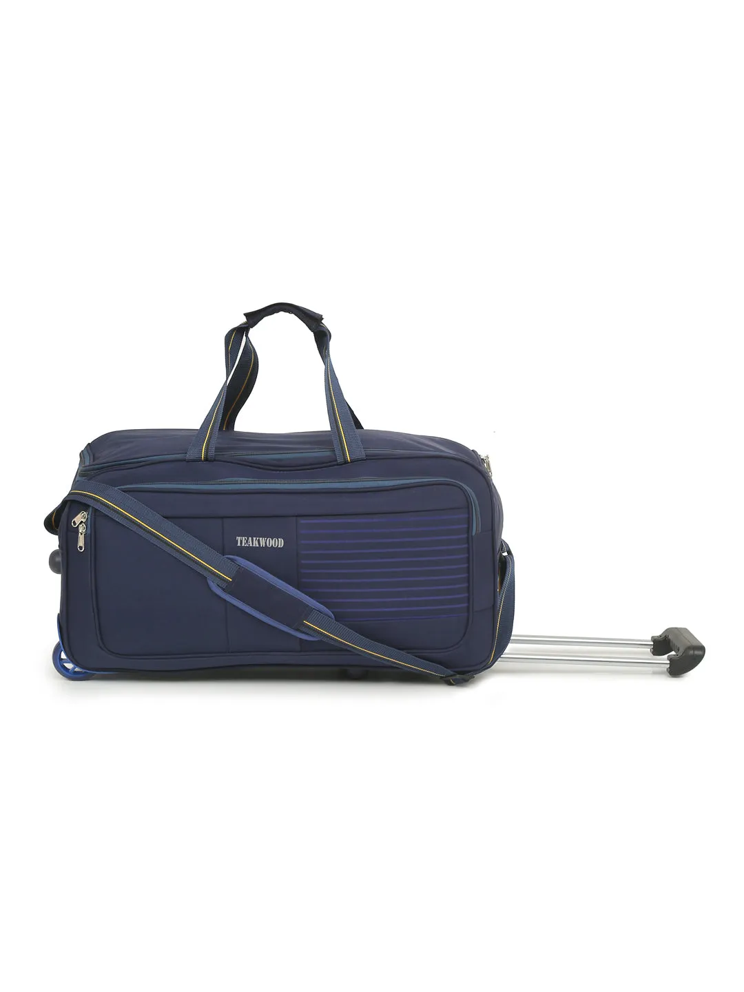 Teakwood Rolling Medium Duffel Travel Bag (Blue)