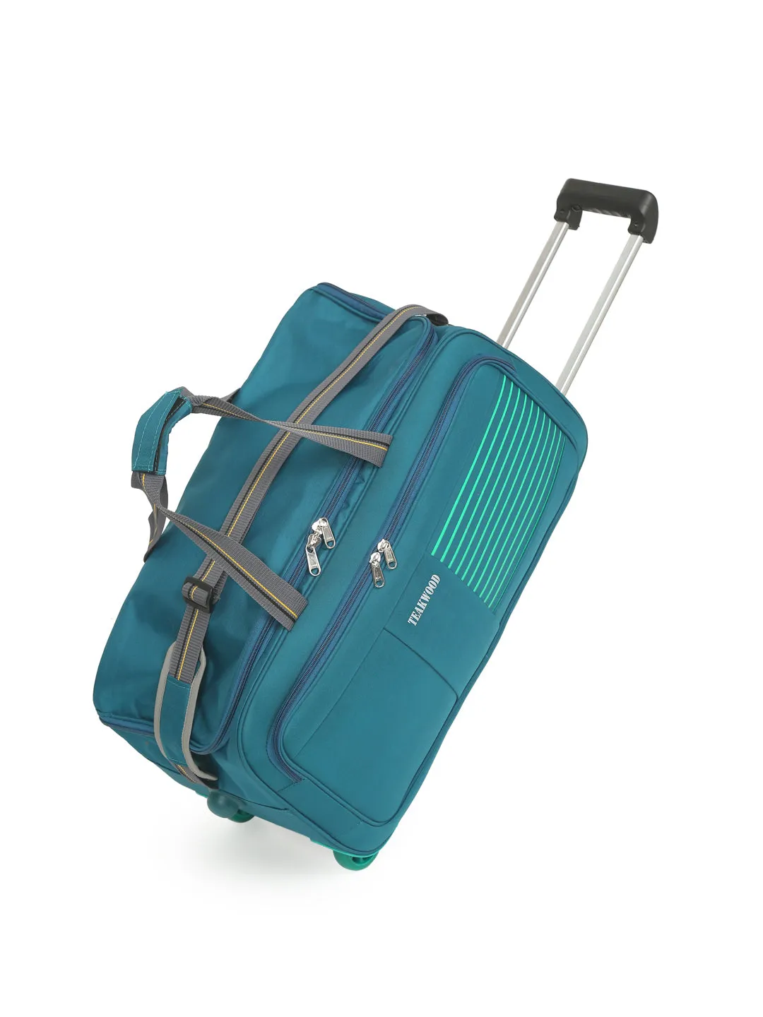 Teakwood Rolling Medium Duffel Travel Bag (Teal)