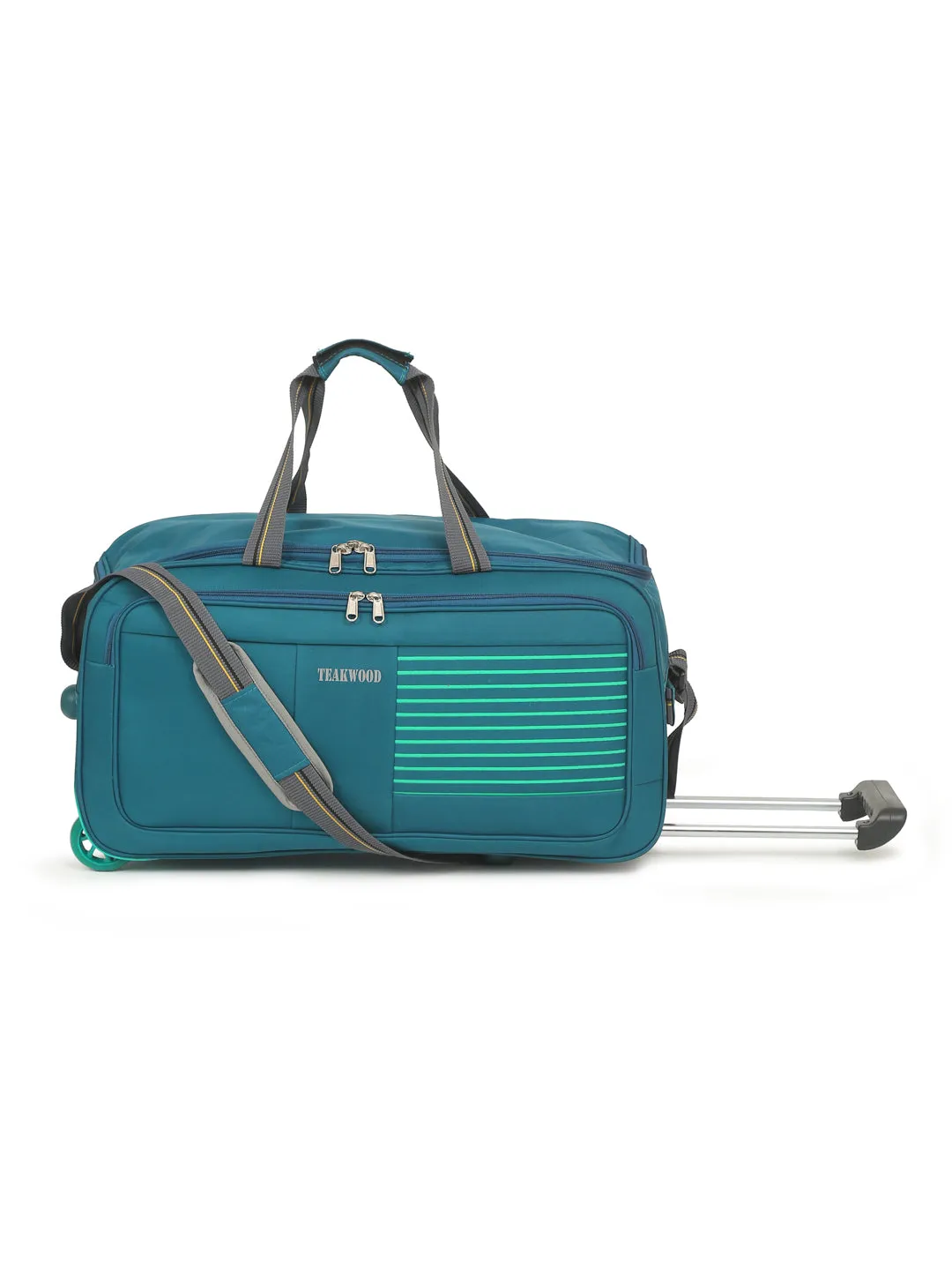 Teakwood Rolling Medium Duffel Travel Bag (Teal)