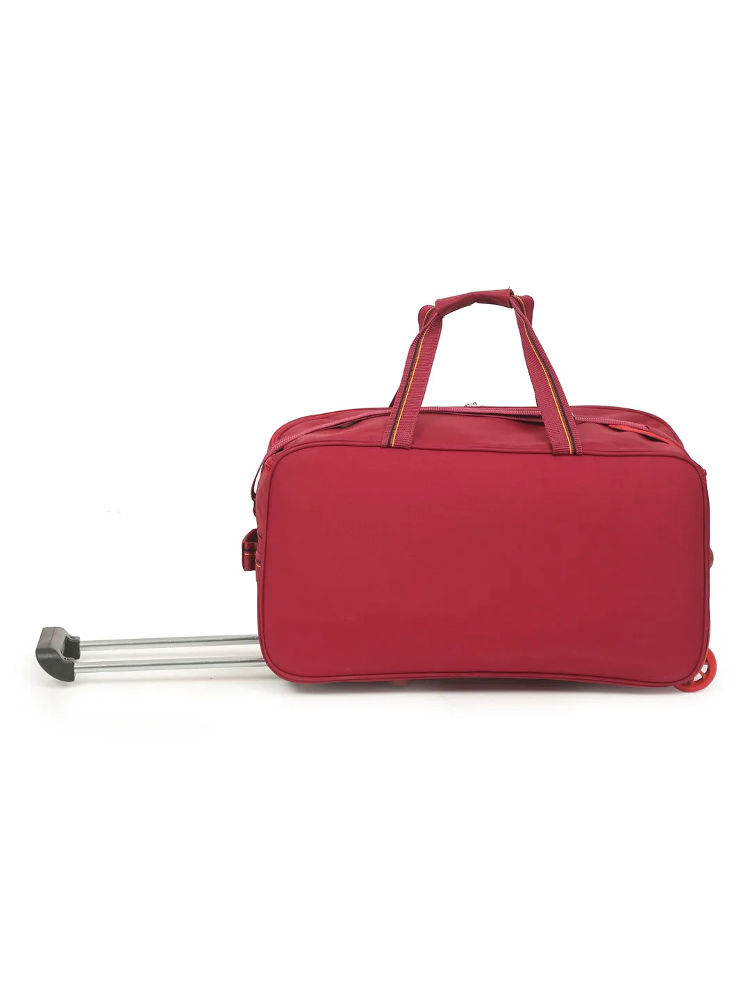 Teakwood Rolling Small Duffel Travel Bag (Red)