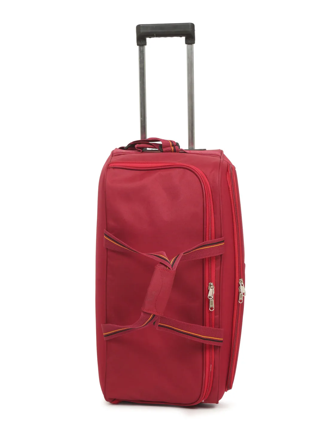 Teakwood Rolling Small Duffel Travel Bag (Red)