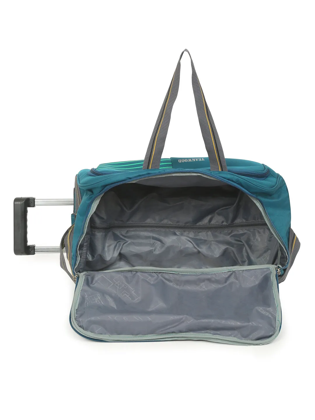 Teakwood Rolling Small Duffel Travel Bag (Teal)