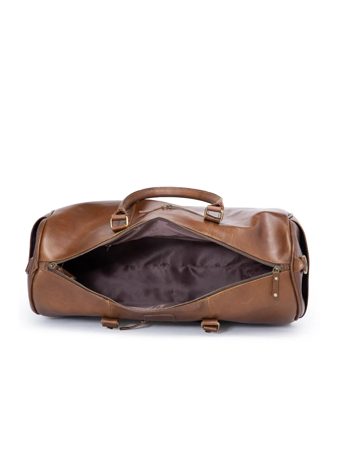 Teakwood Unisex Genuine Leather Duffel Travel Bag || Travelling Bag for Men/Women - Clearance sale