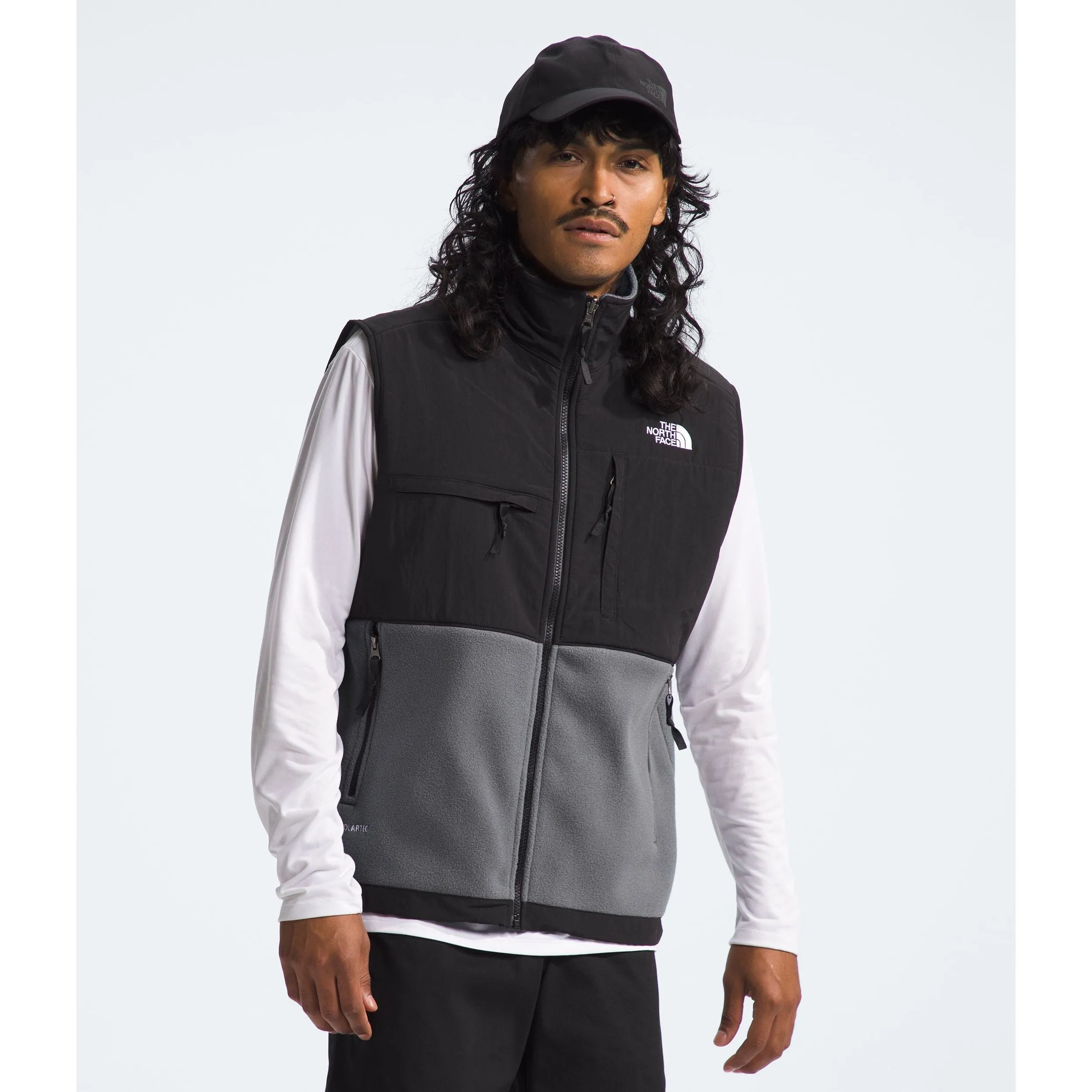 The North Face Men's Denali Vest in Smoked Pearl