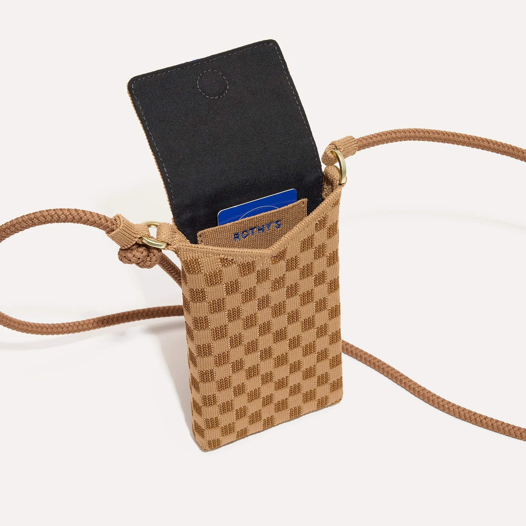 The Phone Crossbody in Hazelnut