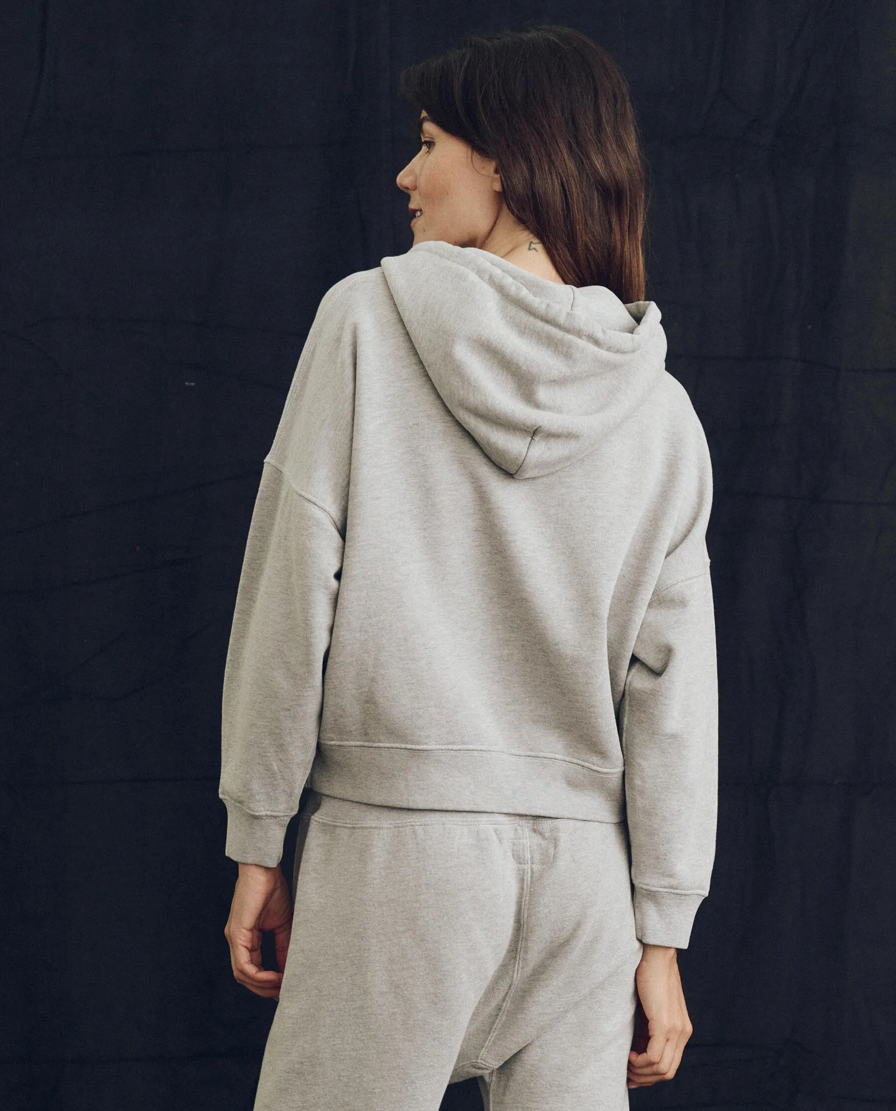 The Teammate Hoodie. Solid -- Lofty Heather Grey