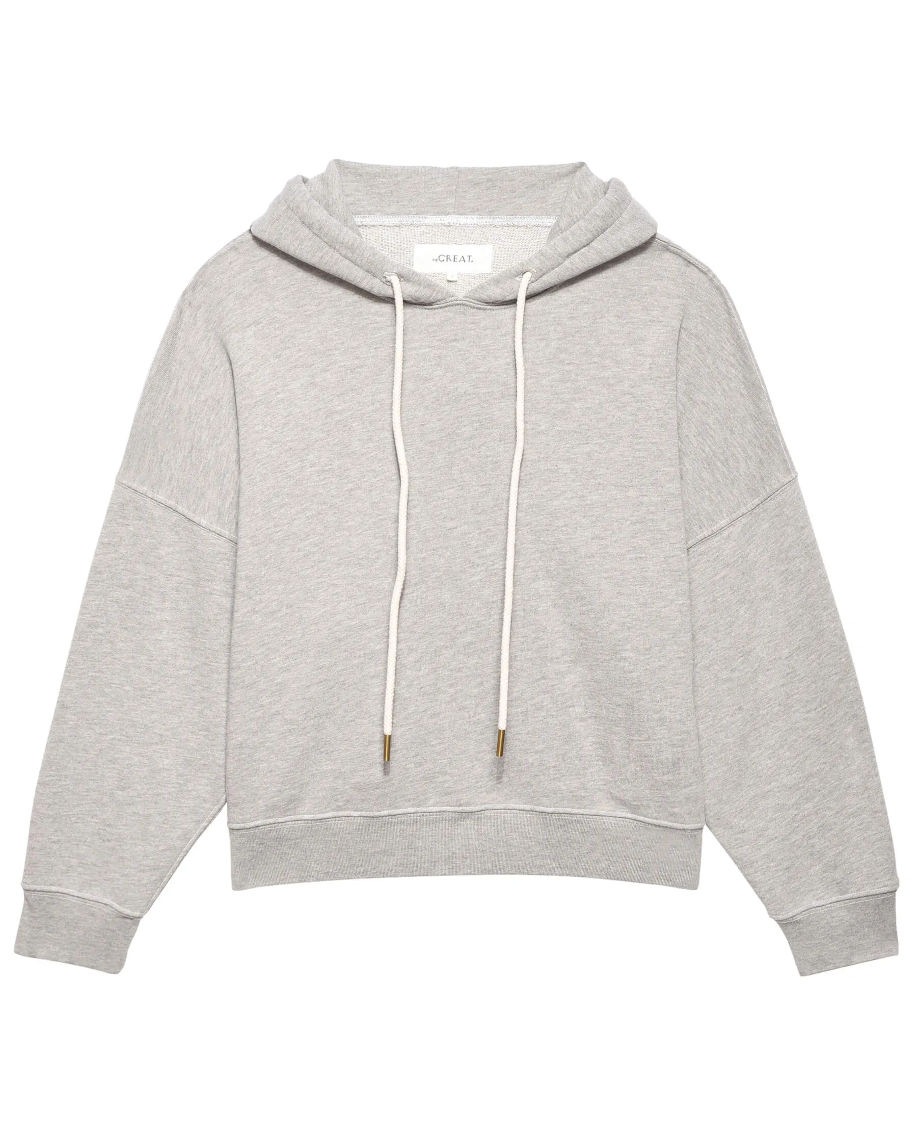 The Teammate Hoodie. Solid -- Lofty Heather Grey