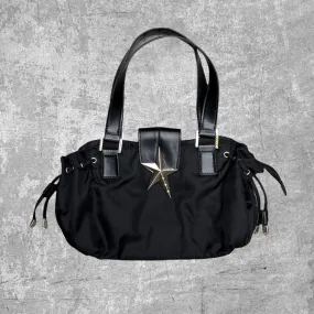 THIERRY MUGLER STAR SHOULDER BAG - BLACK