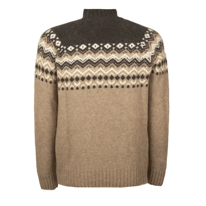 TURTLENECK MIXED WOOL Man Beige 