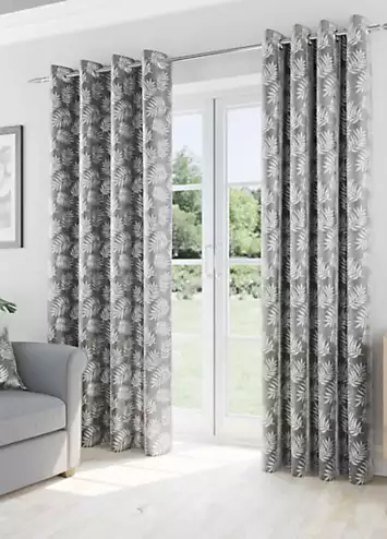 Tyrone Oakland Thermal Room Darkening Eyelet Curtains | Kaleidoscope