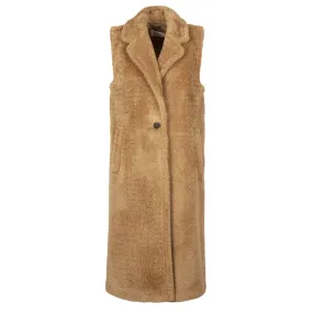 VEST RIVERA Woman Camel 