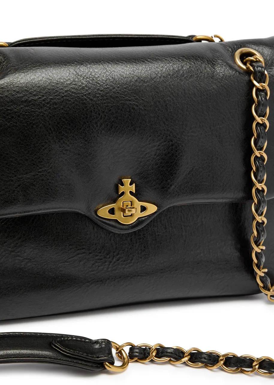 VIVIENNE WESTWOOD Anita leather shoulder bag  -                         -                     -                