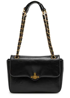 VIVIENNE WESTWOOD Anita leather shoulder bag  -                         -                     -                