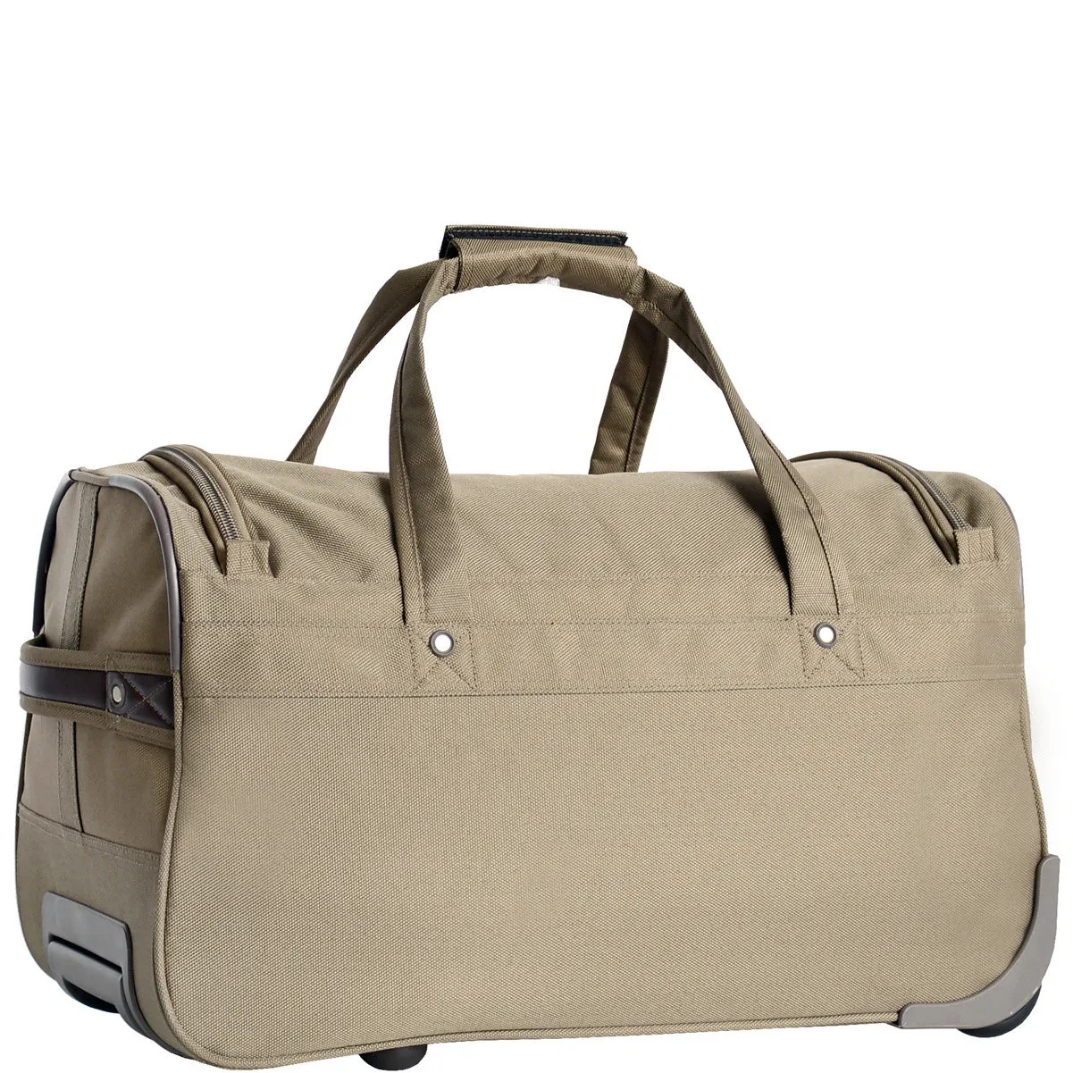 Wheeled Holdall Travel Bag Large Size 82cm Pelle Beige