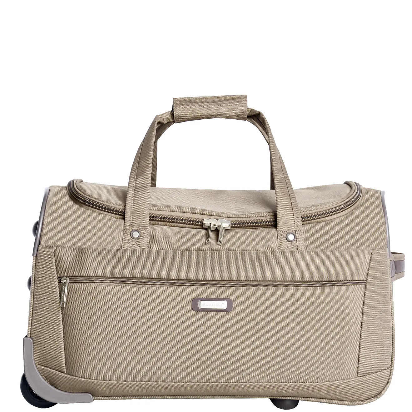 Wheeled Holdall Travel Bag Large Size 82cm Pelle Beige