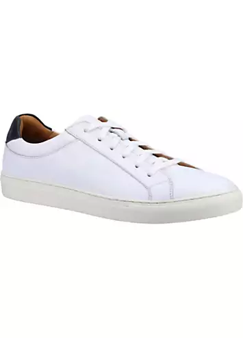 White Colton Cupsole Trainers by Hush Puppies | Look Again