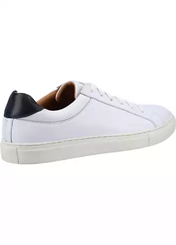 White Colton Cupsole Trainers by Hush Puppies | Look Again