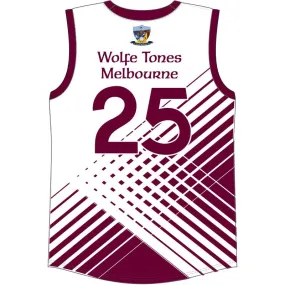 Wolfe Tones GAC Melbourne Kids' Vest - Keen Edge 