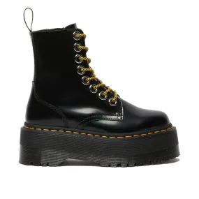 Womens Dr. Martens Vegan Jadon Max Platform 'Black Oxford'