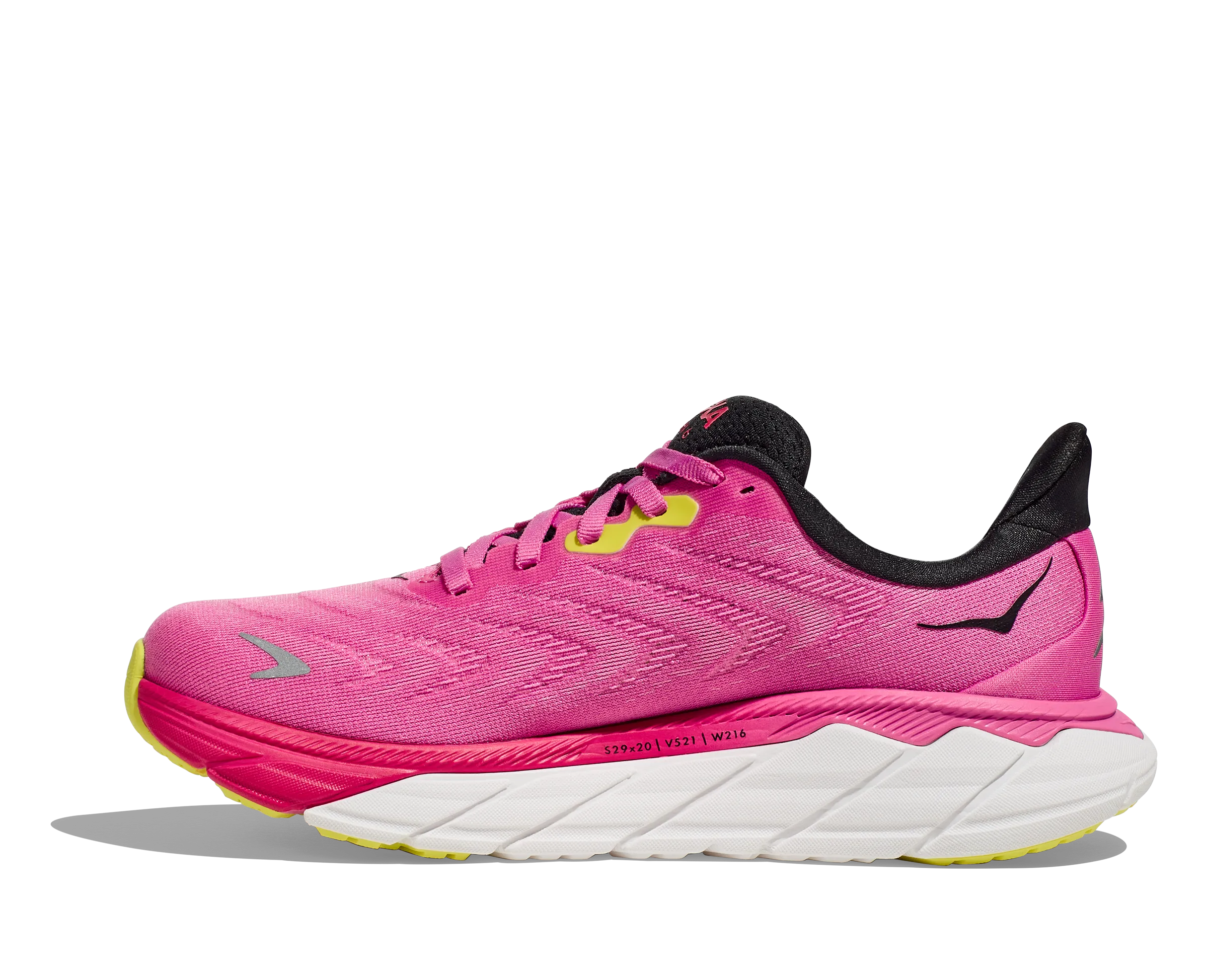 Women's Hoka Arahi 6 Color: Strawberry / Black