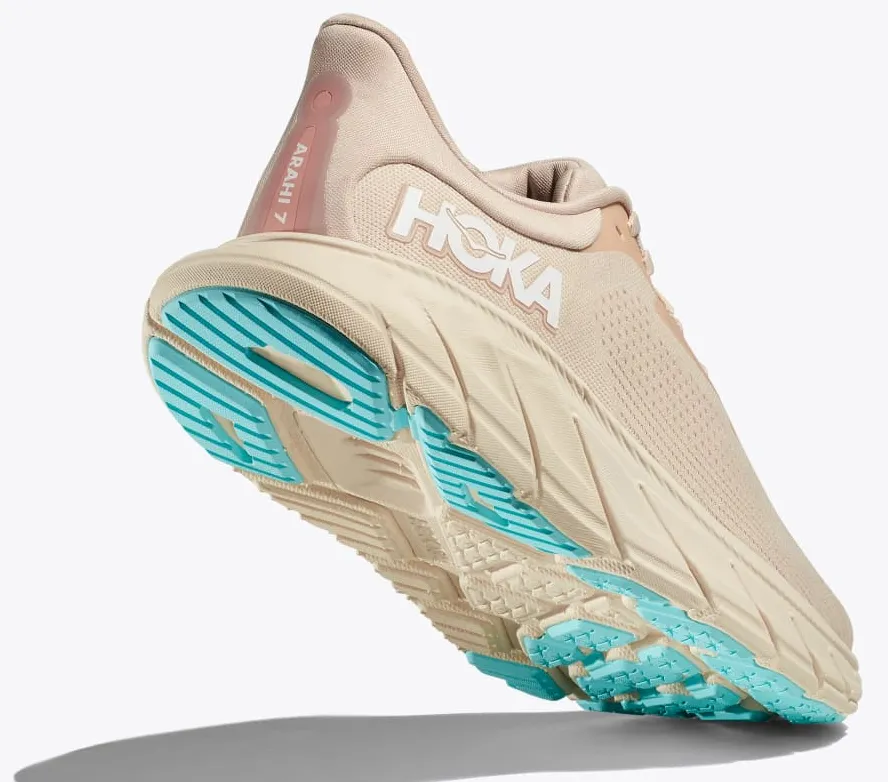 Women's Hoka Arahi 7 1147851VRM Color:  Vanilla/Cream